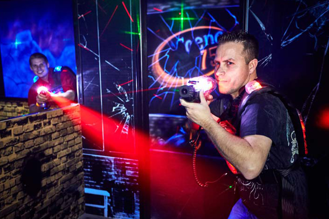 Laser tag, exciting and attractive war